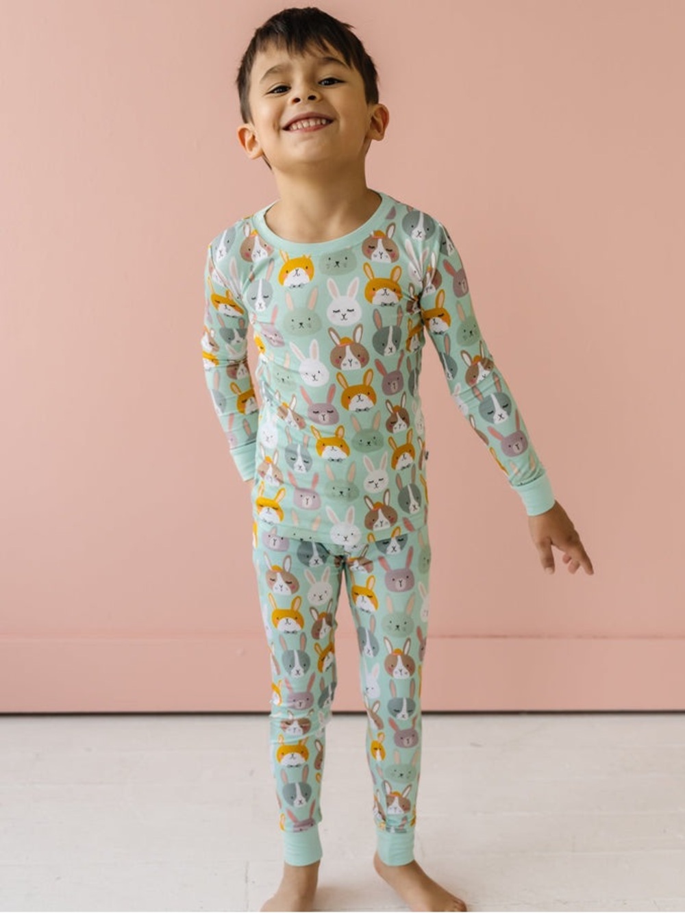 Little Sleepies Rad Rabbits Two-Piece Bamboo Viscose Pajama Set